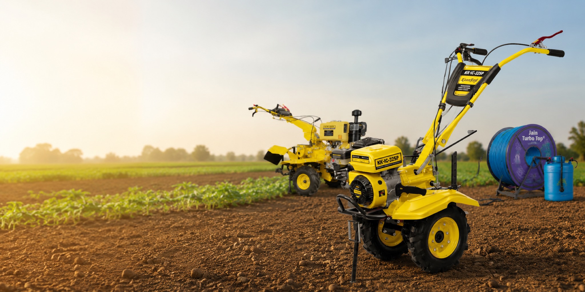 KisanKraft power tillers and farm equipment